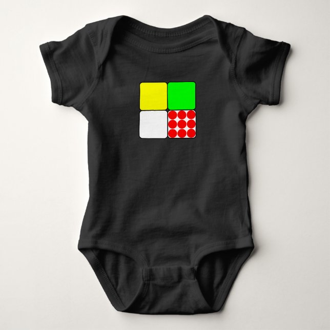 Body Para Bebé Tour de France Jerseys 3 amarillo (Anverso)