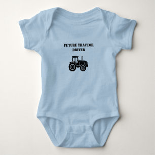 Body Para Bebé Tractor futuro Baby Bodysuit