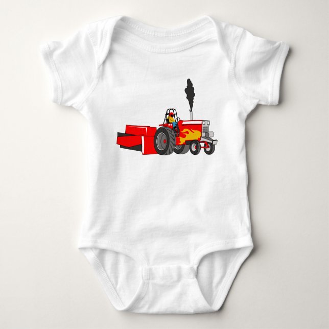 Body Para Bebé Tractor Pulling (Anverso)