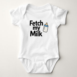 Body Para Bebé Trae Mi Leche, Bodysuit Divertido de Biberón