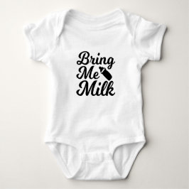 Body Para Bebé Tráeme leche Unisex
