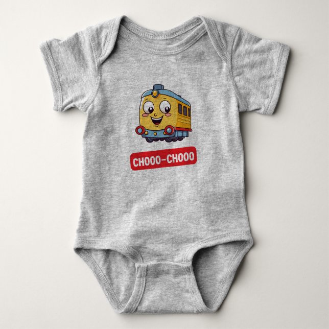 Body Para Bebé Train Baby Bodysuit (Anverso)
