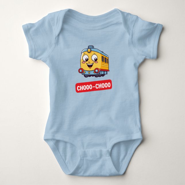 Body Para Bebé Train Baby Bodysuit (Anverso)