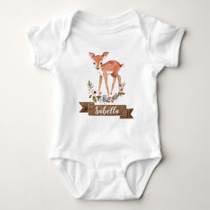 Body Para Bebé Traje corporal personalizado para niñera de venado
