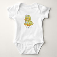 Traje de baño de patito vestido para bebé lindo