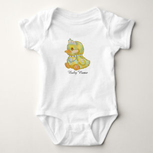 Body Para Bebé Traje de baño de patito vestido para bebé lindo