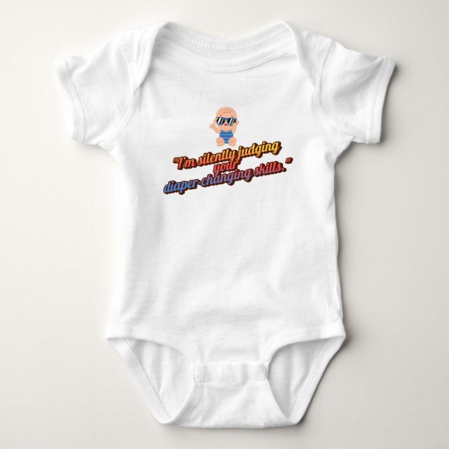 Body Para Bebé Traje de bebé adorable (Anverso)