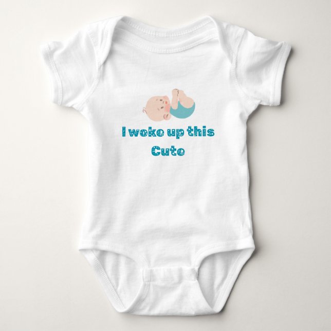 Body Para Bebé Traje de bebé adorable (Anverso)