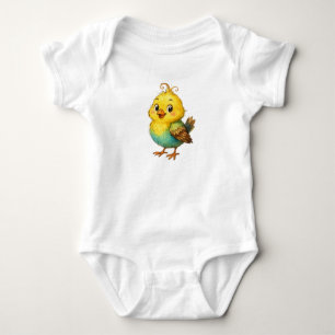 Body Para Bebé Traje de bebé amarillo lindo Body