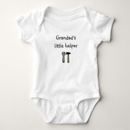 Body Para Bebé Traje de bebé ayudante de abuelo personalizado