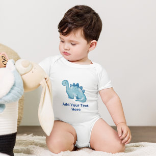 Body Para Bebé Traje de bebé azul personalizado – Regalo encantad