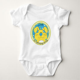 Body Para Bebé Traje de bebé "Blue Honey Bunny" de Hanukkah