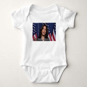 Body Para Bebé Traje de bebé con cita de Kamala Harris y el sueño