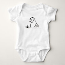 Traje de bebé con Eeyore mirando su cola