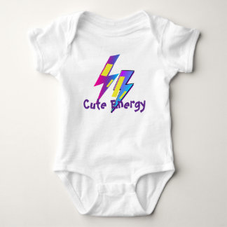 Body Para Bebé Traje de bebé con energía linda y rayos Kawaii