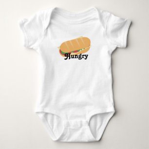 Body Para Bebé Traje de bebé con estampado de sándwich Sub para s