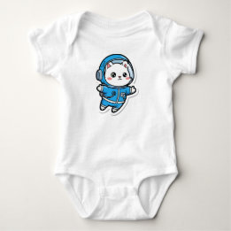 Body Para Bebé Traje de bebé con foto personalizada de gato astro