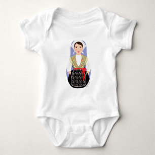 Body Para Bebé Traje de bebé croata, Istrian Matryoshka