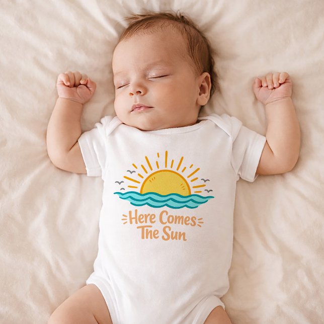 Body Para Bebé Traje de bebé Cute Here Comes The Sun (Subido por el creador)