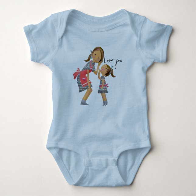 Body Para Bebé traje de bebé de amor (Anverso)