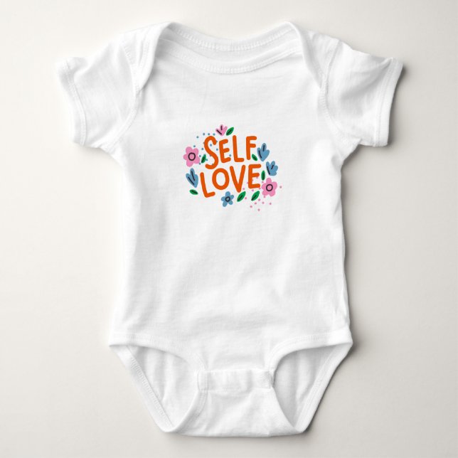 Body Para Bebé Traje de bebé de amor propio (Anverso)