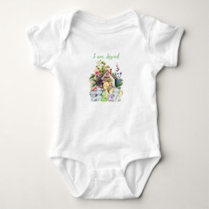 Body Para Bebé Traje de bebé de animales lindos Soy amado