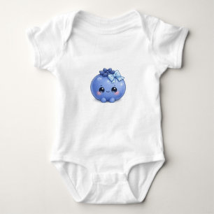 Body Para Bebé Traje de bebé de arándano kawaii lindo
