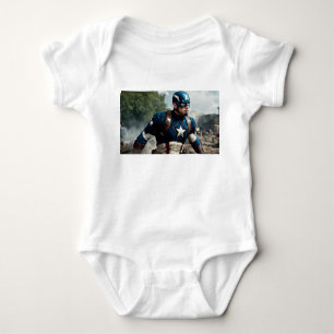 Body Para Bebé Traje de bebé de Capitán América adorable