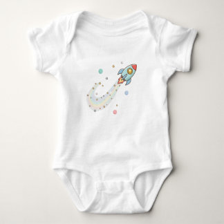 Body Para Bebé Traje de bebé de cohete espacial lindo – Galaxia p