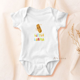 Body Para Bebé Traje de bebé de comida filipina linda Lumpia bebé