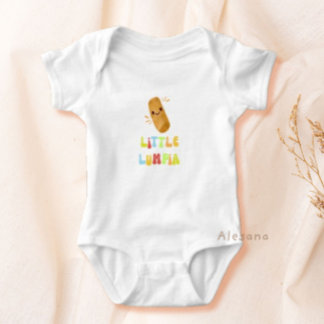 Body Para Bebé Traje de bebé de comida filipina linda Lumpia bebé