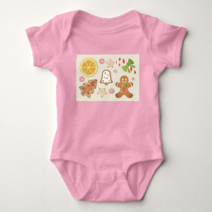 Body Para Bebé Traje de bebé de diseño de Navidad e invierno