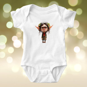 Body Para Bebé Traje de bebé de Elfo de Navidad de Señora de los 