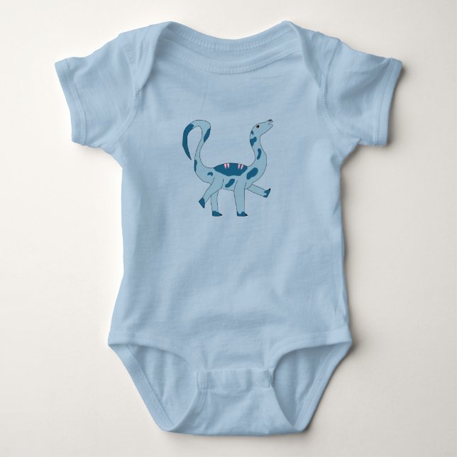 Body Para Bebé Traje de bebé de Foghorn el Apatosaurus (Anverso)