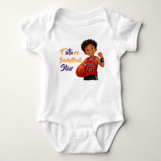 Body Para Bebé Traje de bebé de futura estrella de baloncesto – D