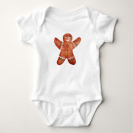 Body Para Bebé Traje de bebé de galleta de hombre de jengibre