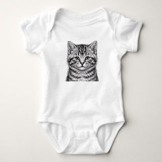 Body Para Bebé Traje de bebé de gatito American Shorthair