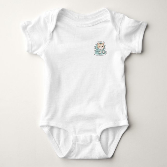 Body Para Bebé Traje de bebé de gato Kawaii lindo (Anverso)