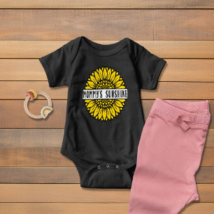 Body Para Bebé Traje de bebé de girasol Sunshine de Mamá