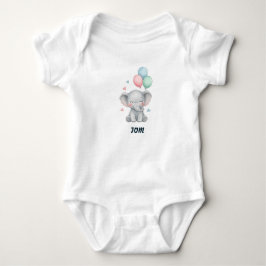 Body Para Bebé Traje de bebé de globos de elefante