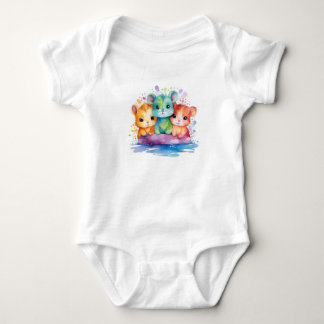 Body Para Bebé Traje de bebé de hámster adorable – Dibujo animado