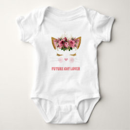 Body Para Bebé Traje de bebé de la amante de los gatos
