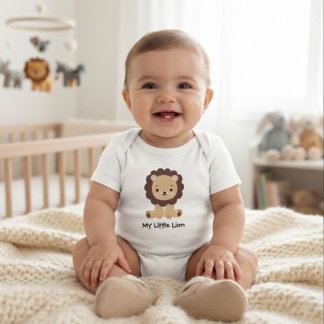 Body Para Bebé Traje de bebé de león pequeño lindo | Niño