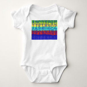 Body Para Bebé Traje de bebé de LEtters