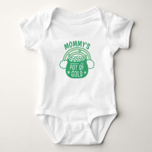 Body Para Bebé Traje de bebé de Mamá Bonita Olla de Oro