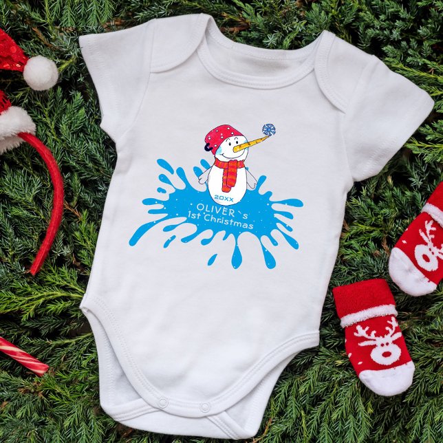 Body Para Bebé Traje de bebé de Navidad para bebé, primer muñeco  (Subido por el creador)