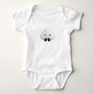 Body Para Bebé Traje de bebé de nube Kawaii lindo