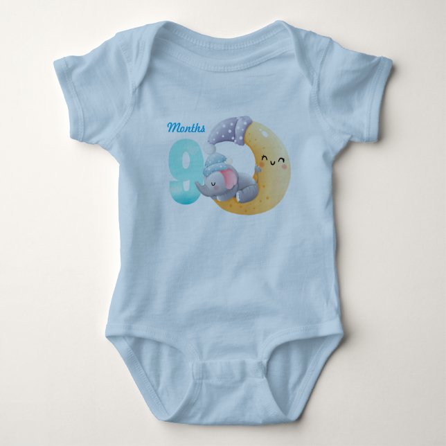 Body Para Bebé Traje de bebé de nueve meses (Anverso)