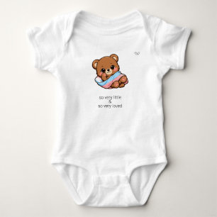 Body Para Bebé Traje de bebé de osito Teddy Chibi adorable tan am