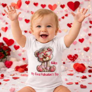 Body Para Bebé Traje de bebé de oso de peluche personalizado